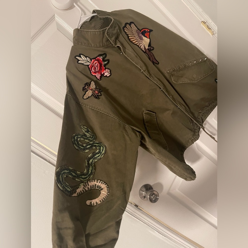 H&M green women jacket